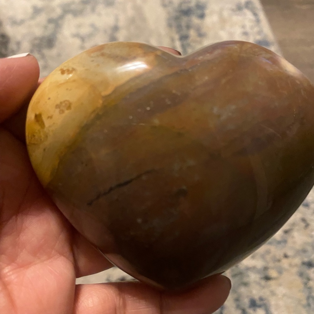 Ocean Jasper Heart Crystal
